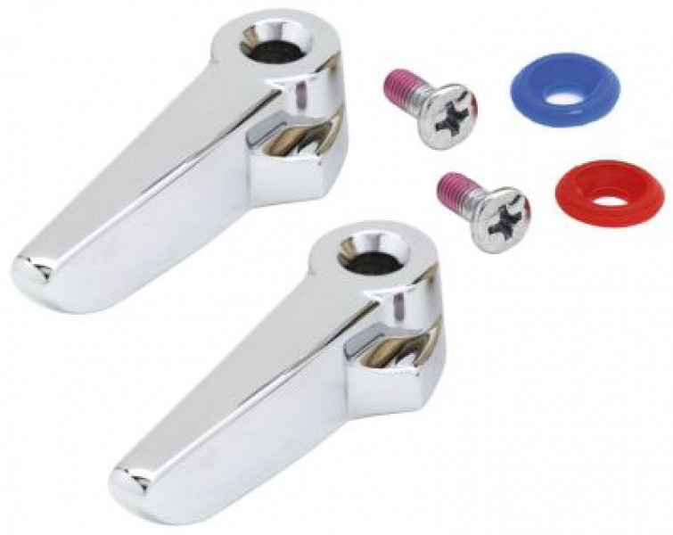 Рукоятка нажимная набор T&S маркировка красн./син.