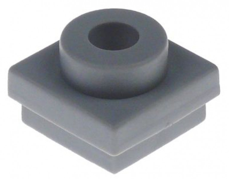 Втулка В 18мм монтаж. поз-ция снизу ø 18мм внутр.ø 8мм сер. мм 22x22мм для петлей