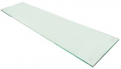 Пластина стеклянная Д 1460мм Ш 340мм толщина материала  10мм прямоугольн.