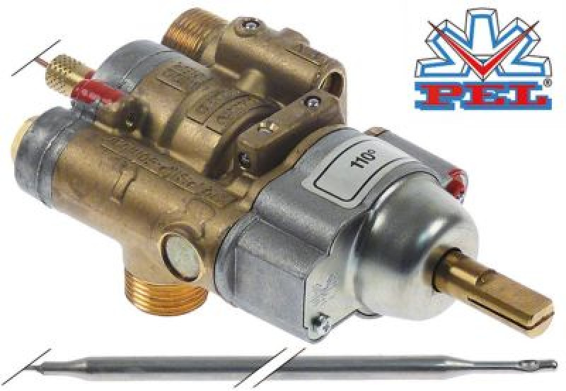 Термостат газовый тип 24ST 55-110°C вход для газа M20x1,5 (труба-ø 12 мм) МЖ 35мм