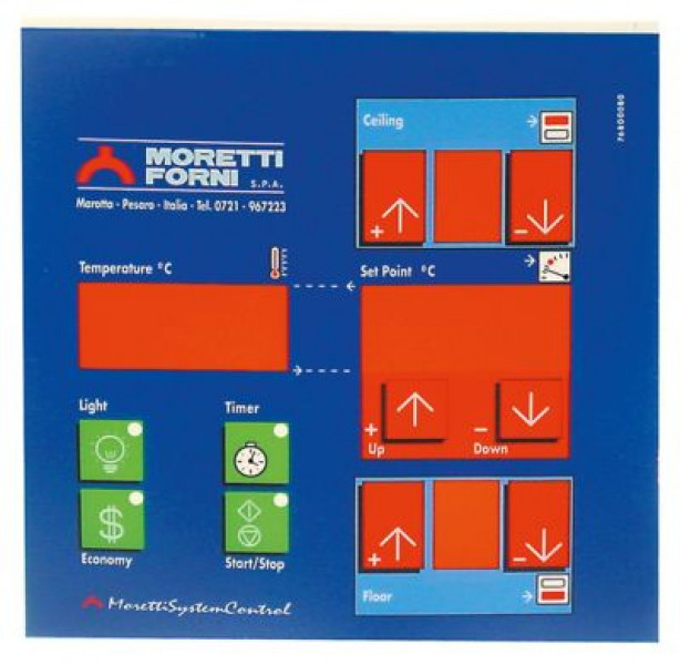 Клавиатура плёночная голуб.