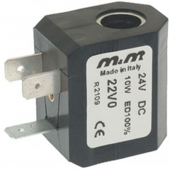 COIL M&M 22V0 24V 10W width 23 mm - height 33 mm