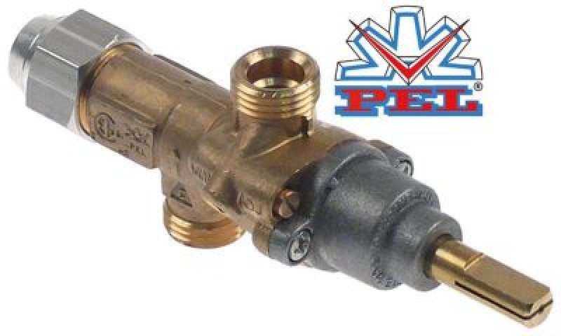 Кран газовый тип 20S МЖ 0мм вход для газа M16x1,5 (труба-ø 10 мм)