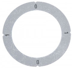 Маркировка регулировочной ручки переключатель 0-1-0-1 серебрист.