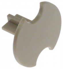 Клавиша  ø 15мм сер. для печатной клавиатурной платы