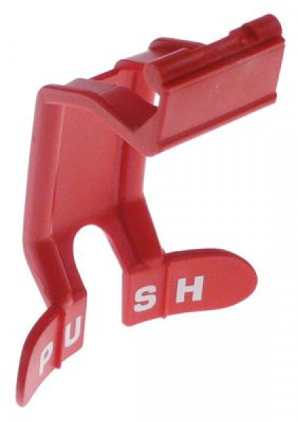 Рычажок красн. В 109мм Д 42мм Ш 79мм для дозатора напитков для плунжера