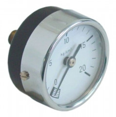 Манометр присоединение сзади резьба 1/8" ø 52мм диапазон давления 0 до 20бар