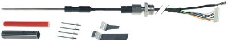 Датчик температурный погружной для измерения температуры в толще продукта термоэлемент K (NiCr-Ni) кабель PTFE