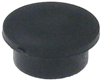 Заглушка ø 125мм В 5мм ø монтажный 10мм