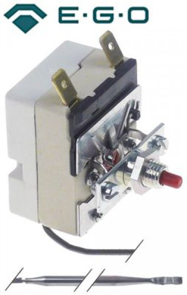 Термостат защитный темп. выкл. 140°C 1-полярн. 16А ø датчик 4мм Д датчик 125мм