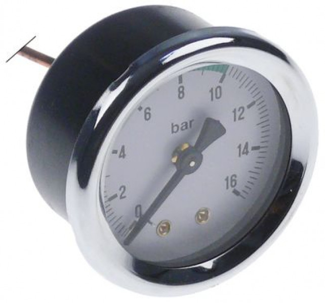 Манометр присоединение сзади резьба 1/8" ø 50мм с капиллярной трубкой маркировка  8-10