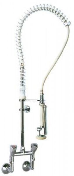 Распылитель посудный с настенным краном-смесителем