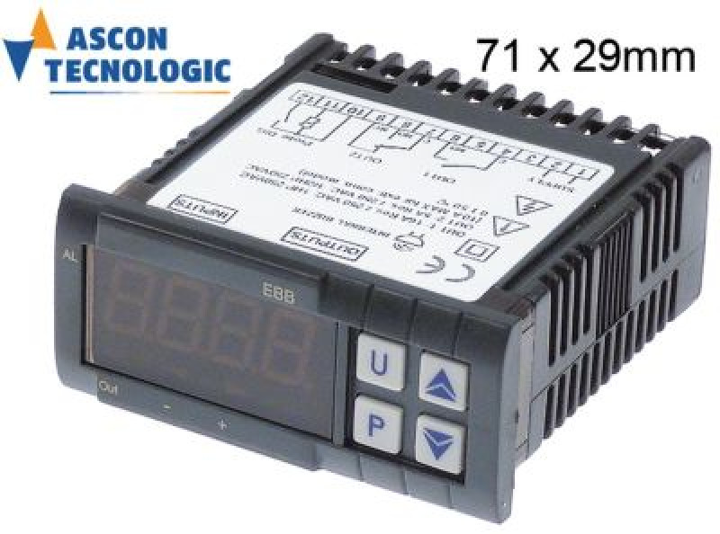 Регулятор электронный 100-240В мм 71x29мм NTC/PTC сборка вмонтирование выходы реле 2 TLZ12HRRB16S 1