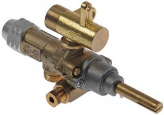 Кран газовый тип GPEL21R МЖ 55мм вход для газа M15x1 (труба-ø 10 мм)