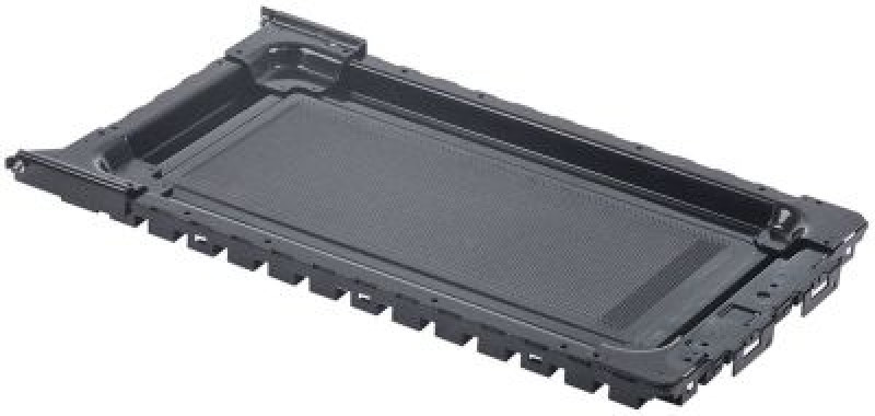 Дверь внутренняя чёрн. В 18мм Д 440мм Ш 255мм для GALANZ со стеклянной пластиной