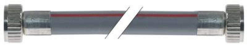 Шланг для подачи жидкости PVC прям.-прям. DN14 Д 1500мм соединения 3/4" сер. темп. макс. 90°C