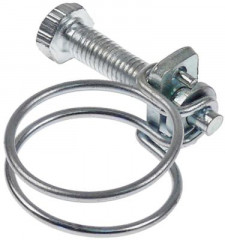 Хомут шланговый сталь оцинкованная ø 33мм кол-во в уп-вке 20штук