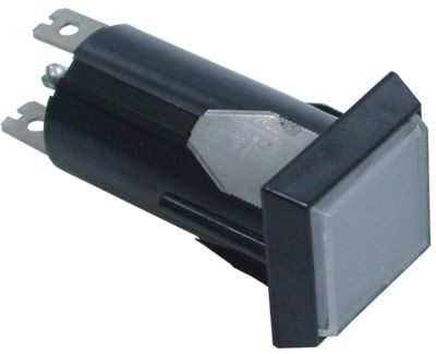 Лампочка сигнальная ø 20мм 230В светл.