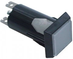 Лампочка сигнальная ø 20мм 230В светл.