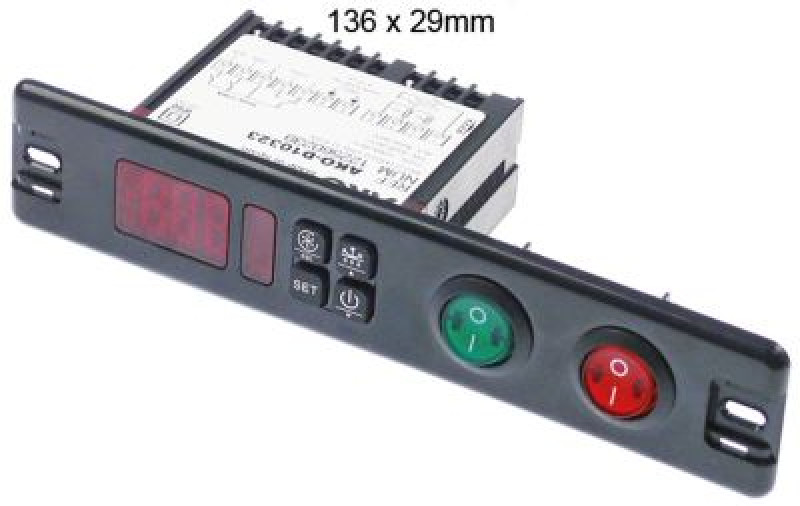 Регулятор электронный 230В мм 136x29мм NTC/PTC сборка вмонтирование выходы реле 3 вмонтирование