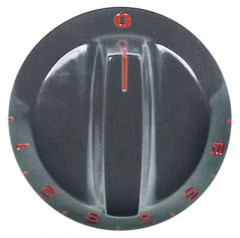 Рукоятка регулировочная потенциометр 1-6 ø 54мм ø ось 6x4,6мм срез снизу подходит для BERNER