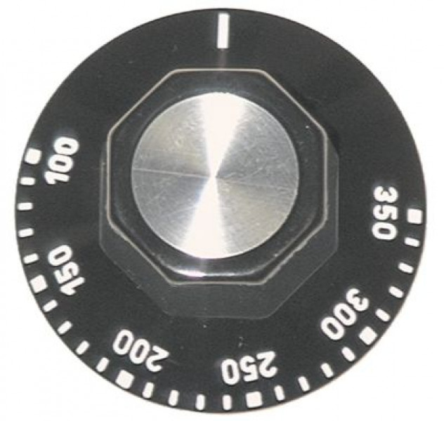Рукоятка регулировочная термостат темп. макс. 350°C 100-350°C ø 50мм ø ось 6x4,6мм