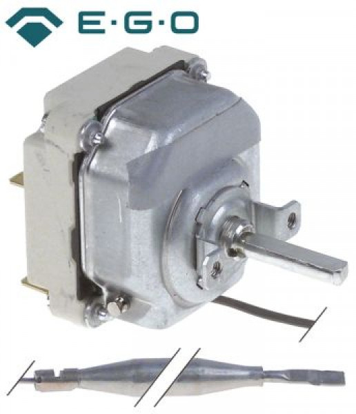 Термостат темп. макс. 308°C 3-полярн. 3NO 16А ø датчик 6мм Д датчик 75мм