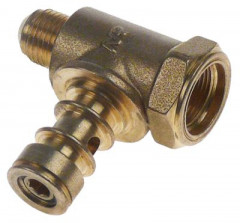 Корпус крана Д 49мм Р1: M16x1 Р2: 1/4"