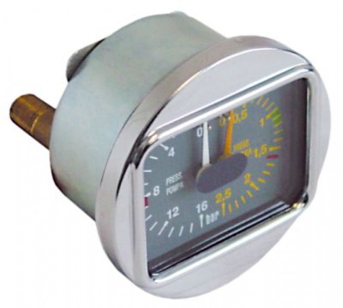 Манометр присоединение сзади резьба 1/8" ø 63мм двойная шкала кофемашина