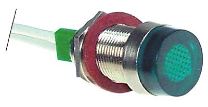3221544 indicator light ø 12mm 400V green connection cable 200mm