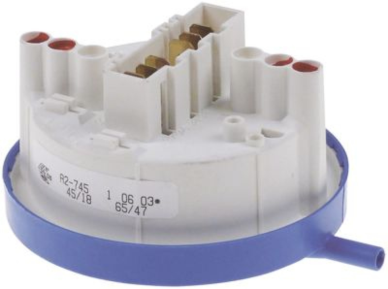 Прессостат диапазон давлений 45/18 - 65/47мбар присоединение 6 мм ø 79мм 2 диапазона давлений