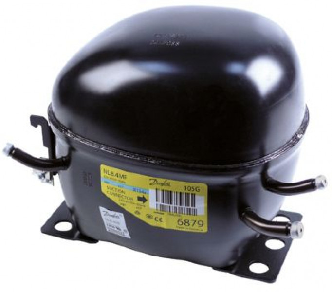 Компрессор хладагент R134a тип NL8.4MF 1/4л.с. рабочий объём 835см³ RSIR/CSIR 220-240В В 197мм