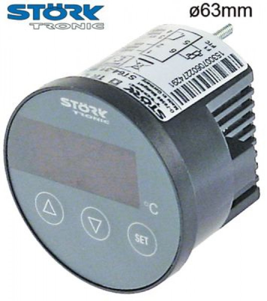 Регулятор электронный 230В мм 60мм PTC сборка вмонтирование выходы реле 1  -  - PTC  -  -