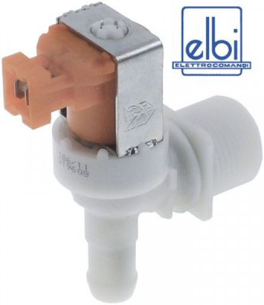 Клапан электромагнитный одинарн. углов. пластмасса темп. макс. 90°C вход 3/4" 230 В перем. тока ELBI