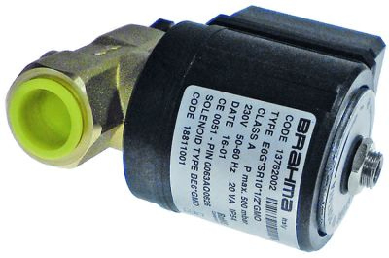 Клапан электромагнитный 230В резьба 2x 1/2″ внутр. резьба