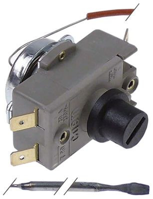 Термостат защитный темп. выкл. 335°C 2-полярн. 20А ø датчик 3мм Д датчик 200мм