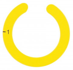 Маркировка регулировочной ручки переключатель 0-1 жёлт.