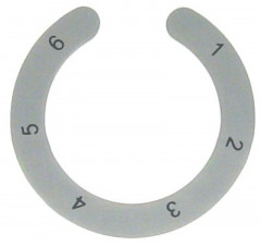 Маркировка регулировочной ручки переключатель 7ми-шагов. сер.