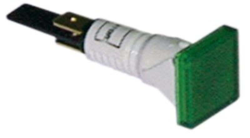 Лампочка сигнальная ø 14мм 400В зелён. присоединение плоский штекер 6,3 мм