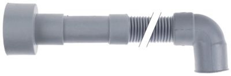 Шланг отводной  DN19 Д 1500мм прямой ø внутри 19/23/40мм изогнутый ø внутри 22мм