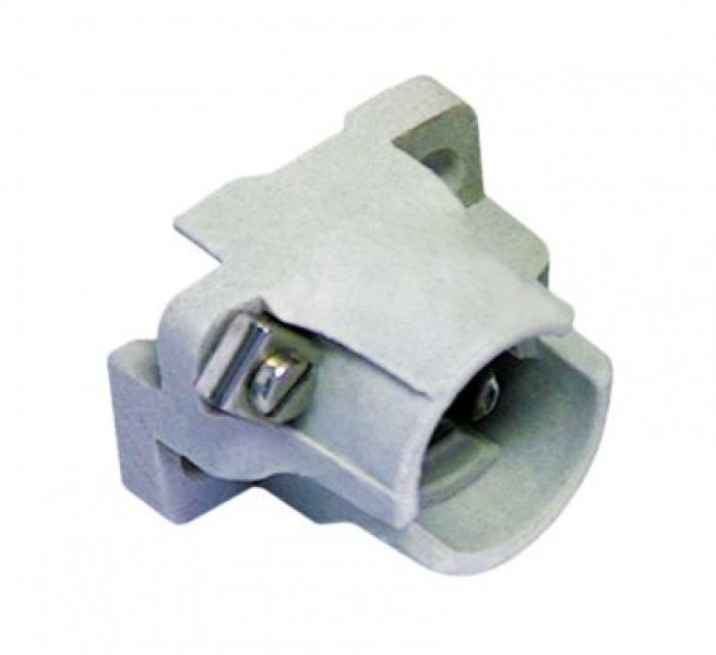 Патрон для лампы цоколь E14 Д 28мм с креплением с 2-мя отверстиями