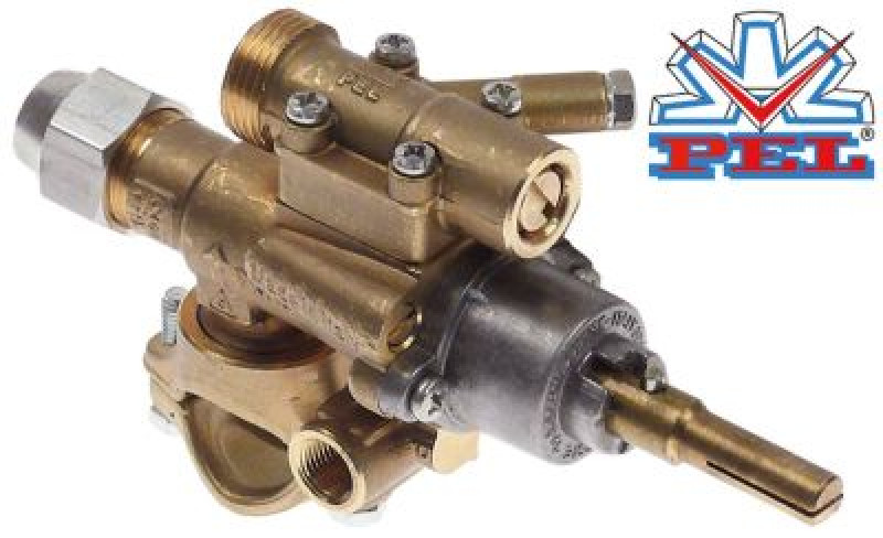 Кран газовый тип 22S/O МЖ 0мм вход для газа фланец трубы ø21 мм