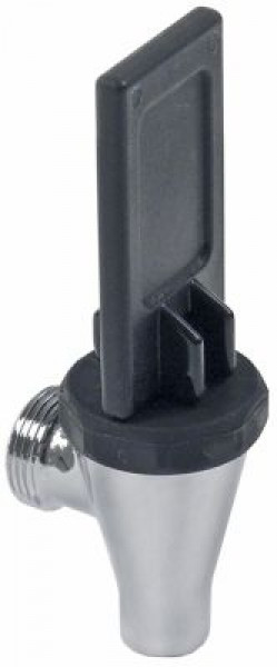 Кран спускной резьба 25,8 мм чёрн./хром горячая вода подходит для LINCAT