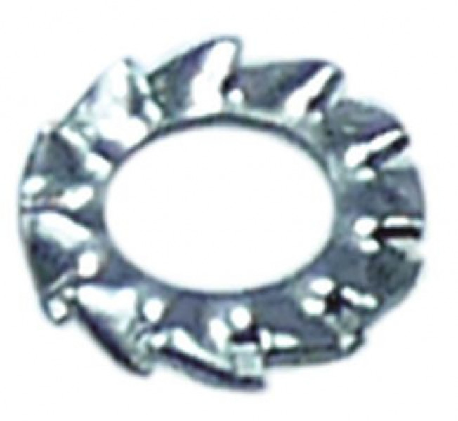 Шайба зубчатая внутр.ø 4,2мм внеш. ø 8мм CNS кол-во в уп-вке 1штук для резьбы  M4