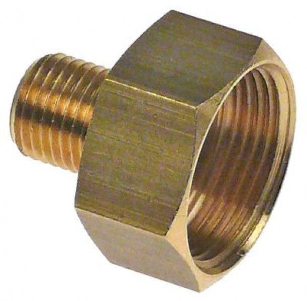 Втулка для резьбового соединения латунь ширина зева ключа 27 для крана пара/воды