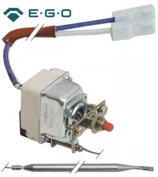 Термостат защитный темп. выкл. 235°C 1-полярн. 5А ø датчик 6мм Д датчик 130мм