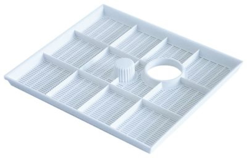 Фильтр плоский В 15мм Д 230мм Ш 200мм с отверстием