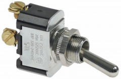 Выключатель рычажный 120-240В 1NO 12/20А резьба M10x0,75 - ON-OFF винтовое соединение