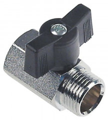 Кран шаровой присоединение 1/2″ внутр. резьба - 1/2″ внешн. резьба