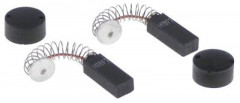 Набор угольных щёток В 8мм Д 22мм Ш 6мм с пружиной кол-во в уп-вке 2штук